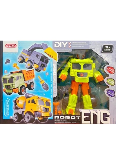 Toysan Robota Dönüştürülebilir İnşaat Seti Al13-a2