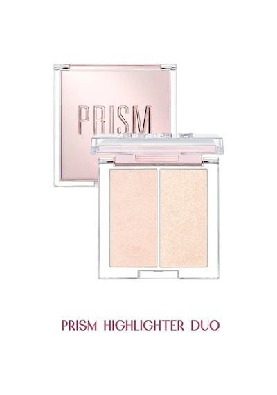 İnci Tanecikli Yoğun Işıltı Sağlayan 2 Li Highlighter Clio Prism Highlighter Duo 01 Cream Fizz