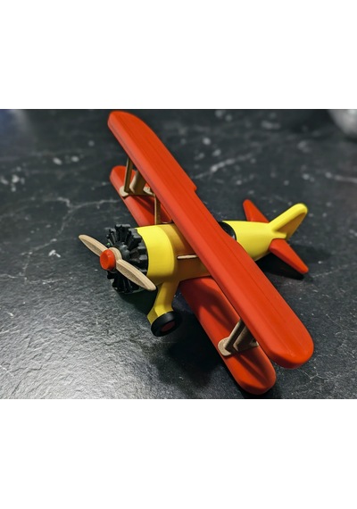 Boeing Stearman 75 Oyuncak Uçak
