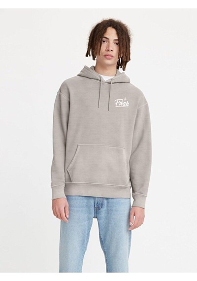 Levi's Relaxed Graphic Hoodie-5312 Beyaz
