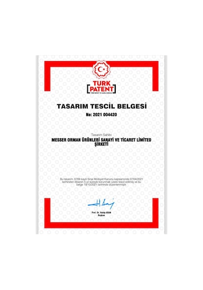 Minimalist Lambader Safir Meşe Şapka Rengi