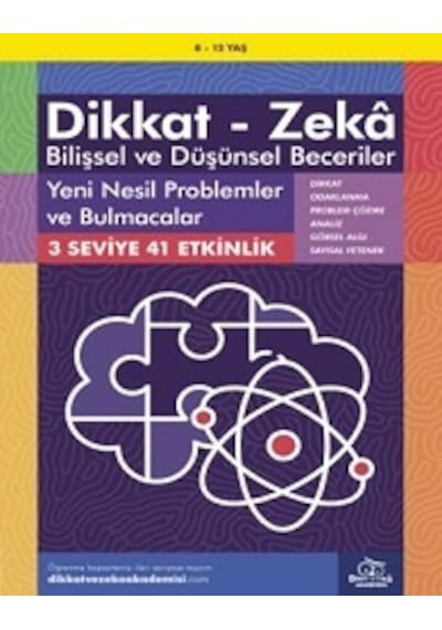 Yeni Nesil Problemler Ve Bulmacalar (8-12 Yaş) - Dikkat Zeka