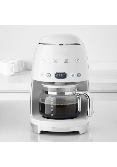 Smeg DCF02 50's Retro Style Filtre Kahve Makinesi 1050 W Beyaz