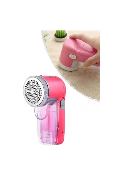 Şarjlı Tiftik Temizleme Makinesi Pembe