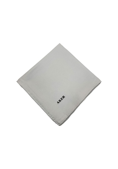 Aker Düz Ipek Eşarp Twill - Gümüş 971 Gümüş