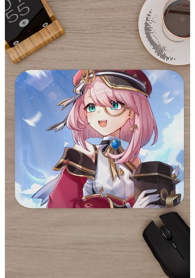 Charlotte Genshin Impact Anime Gacha V4 - 22x18 Gaming Mouse Pad Fare Altlığı