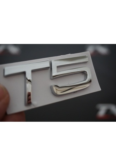 Volvo T5 xc60 xc90 S60 S80 S60L V40 V60 3M Krom Bagaj Yazı Logo