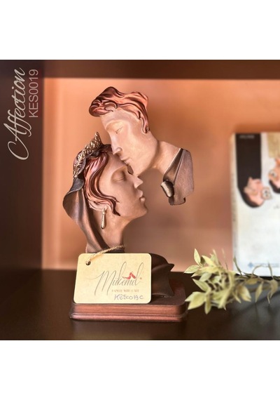 Aşkın Öpücüğü Figür Dekoratif Obje Ve Biblo Masa Dekorasyon Sa...