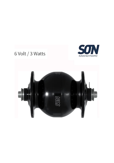 Shimano Son 28 Dinamo Göbek V-fren 6v 3.0watt 36d Qr Siyah Siyah