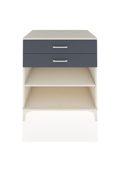 Kronos Şifonyer Tek Raflı 2 Çekmeceli 88x59x96 Aytaşı-antrasit Aytası