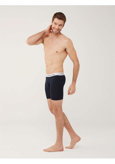 U.S. Polo Assn. 80453 Erkek Tekli Uzun Paçalı Boxer 001