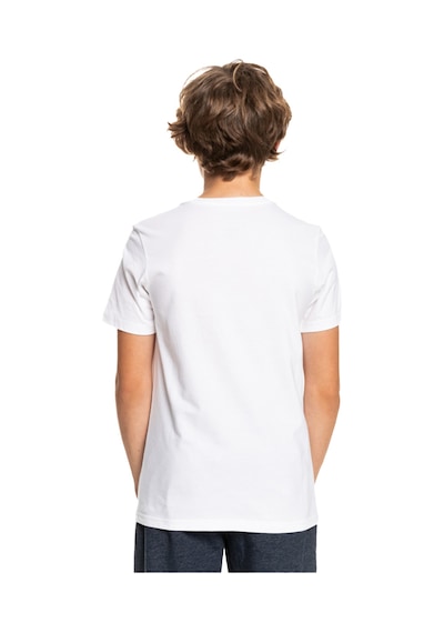 Quiksilver Comp Logo Ss Yth Tişört Beyaz