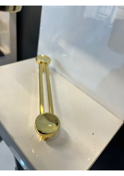 Benna Metal Kulp 128mm Altın Dolap Kapak Modern Çekmece Mobilya Tv Ünite Komidin Vestiyer Altın
