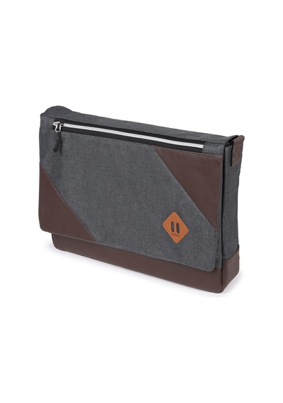 Strong Bag Strong 15.6 İnch Laptop Bölmeli Omuz Askılı Postacı Çantası Kft03 Füme Çok Renkli