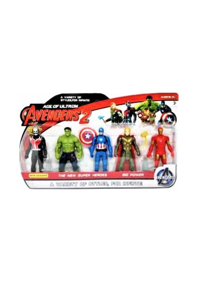 Avengers 2 Oyuncak 5 Li Süper Kahraman Oyuncak Figürleri Ironman