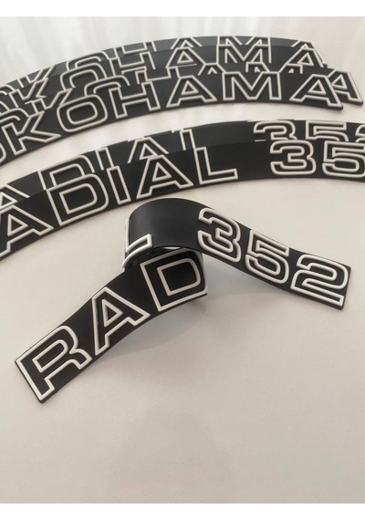 Cms 40 215 50 13 Yokohama Radial 352 Lastik Yazısı Etiketçilere 8 Adet Yeni Ürün