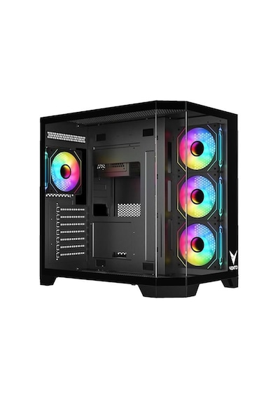 Vento 850w 80+ Bronze Vg4204fa Panoramik Gaming Mid-tower Pc Kasası Siyah