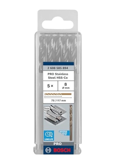 Professional Pro Metal Matkap Hss-cobalt 5 Adet , 2608585894, 0 Watts, 0 Volts