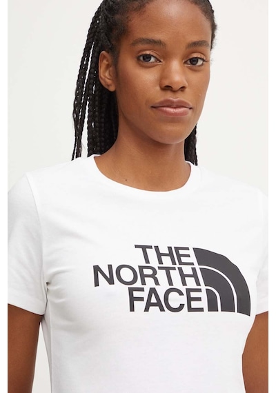 The North Face The Northfacew Ss Easy Tee Kadın Tişört Nf0a8a6dfn41 Nf0a8a6dfn41 Bey Beyaz