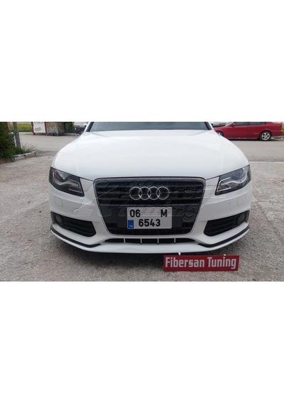 Audi A4 Ön Tampon Lip---fibersan Tuning