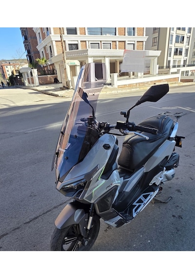 Motocam Mondial Ressivo 250 Ön Cam 2023-2026 Model 75cm Füme Renkli 4mm Uzun