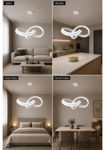 Arona Led Sarkıt Avize Beyaz Işık
