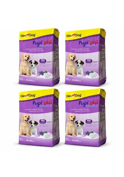 Gimdog Çiş Pedi Lavantalı 50'li 60x90 Cm 4 Adet