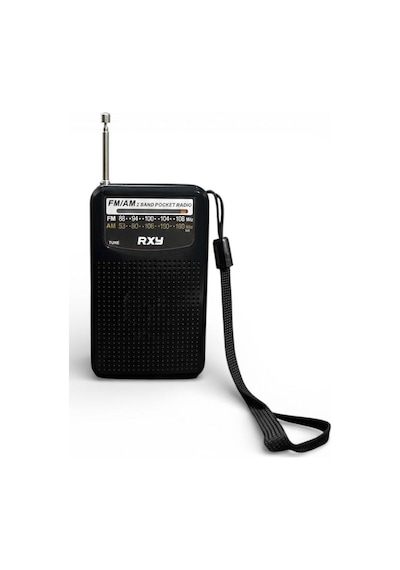 Roxy Rxy-bariton Cep Tipi Mini Pilli Analog Radyo - Siyah