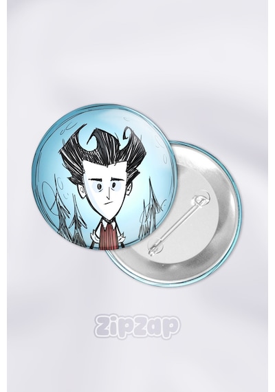 Don't Starve Together Video Oyun Çanta Süsü İğneli Buton Rozet Seti 1 Adet Tekli