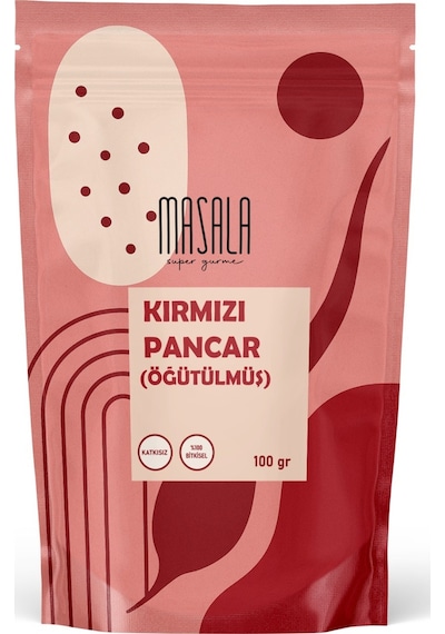 Kırmızı Pancar Tozu 100 Gr Doğal Öğütülmüş Pancar Katkısız %100 Bitkisel