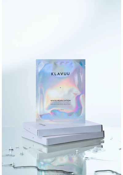 Klavuu White Pearlsation Enriched Divine Pearl Serum Mask - İnci Özlü Aydınlatıcı, Nemlendirici Ve Kırışıklık Karşıtı Kağıt Yüz Maskesi