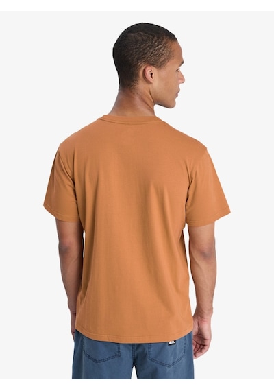 Quiksilver Quıksılver Ev Comp Logo Erkek Tobacco Brown - Solid T-shırt Eqyzt08182-3106 Kahve