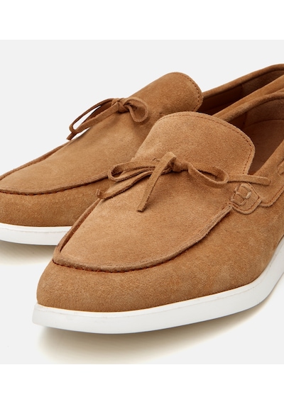 Hotiç Erkek Süet Deri Taba Bağcıklı Loafer 02ayh305480a430 Taba