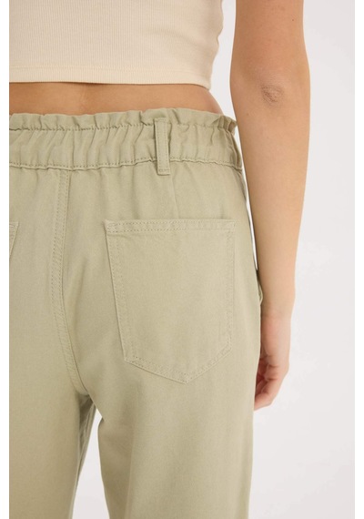 DeFacto Paperbag Gabardin Kumaş Pantolon Standart Paça Cepli S2790AZ25SPKH445