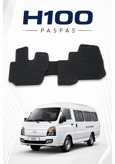 Hyundai H100 Oto Paspas Panelvan Minibüs Ticari Araca Özel Premium Tpe Kauçuk Paspas