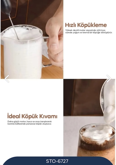 Sinbo STO-6727 Süt Ve Kahve Köpürtücü