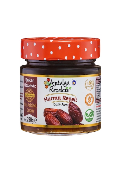 Antalya Reçelcisi Rafine Şeker İlavesiz Hurma Reçeli 290 G