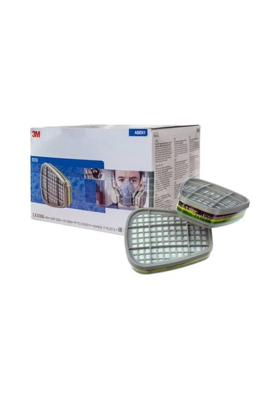 Civilcivilal 3M 6059 Abek1 Organik,Inorganik,Asit,Amonyak Gazı ve Buhar Filtre