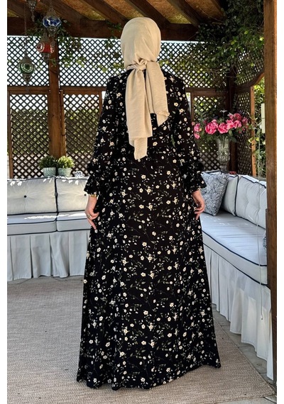 Rabia Şamlı Bihter Siyah Elbise Normal