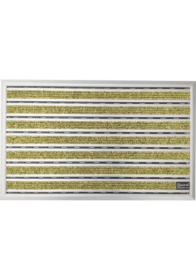 Halı Üst Yüzeyli Alüminyum Ince Seri Deve Tüyü Renk Paspas 50X80