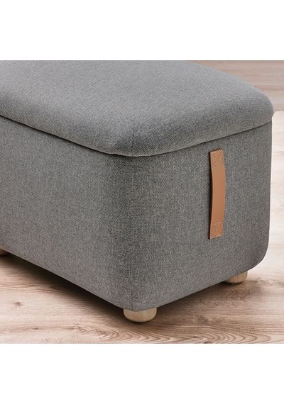 Ikea Oskarshamn Saklama Gözlü Puf, Tibbleby Bej-gri
