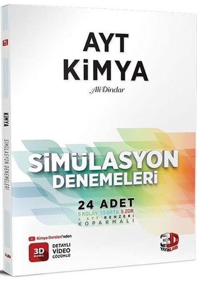 3D Yayınları Ayt Kimya Deneme Sınavı Simülasyon