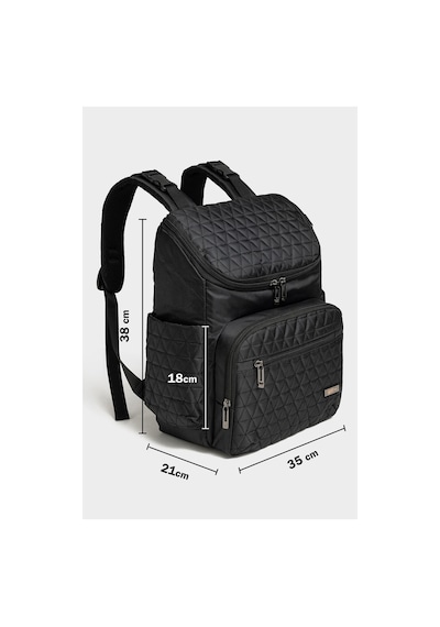 Go Bag Victorıa Siyah Anne Bebek Bakım Çantası