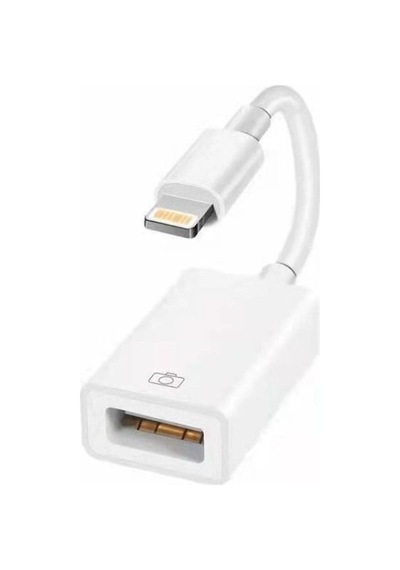 Apr14 Apple iPhone  Uyumlu  Otg - Beyaz Diğer