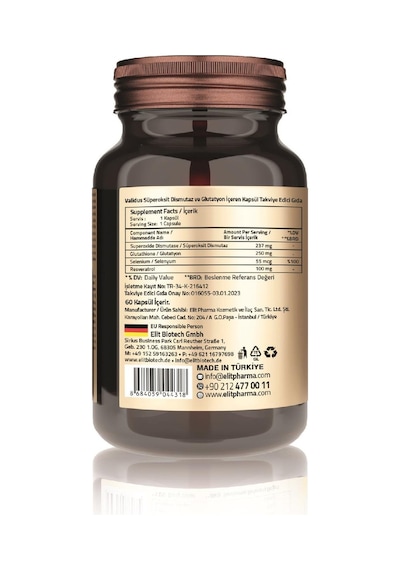 Superoxide Dismutase 237 Mg 30 Capsules