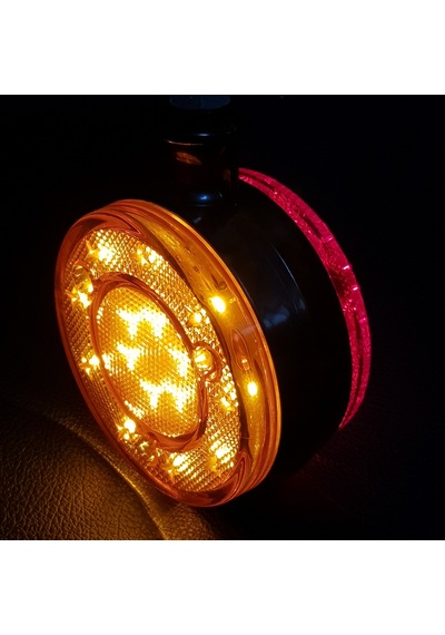 Ayna Altı Küpe Lamba 12-24 Volt Sarı Kırmızı 2 Adet N11.1450
