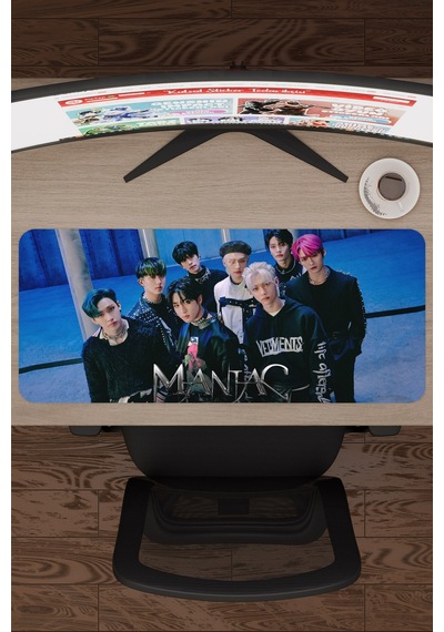 Stray Kids V4 70x30 Xl Gaming Kauçuk Kaymaz Taban Mouse Pad Fare Altlığı