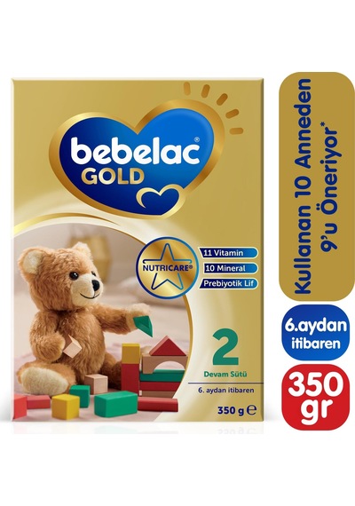 Bebelac Gold 2 Bebek Devam Sütü 350 G