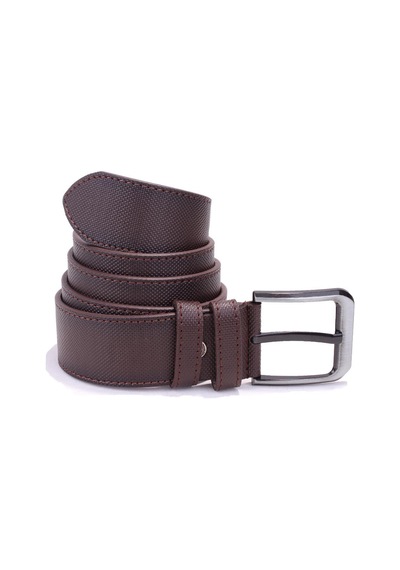 Dagoster Dmk26-458 Kahve 4.5 Cm Suni Deri Erkek Kemer Kahve