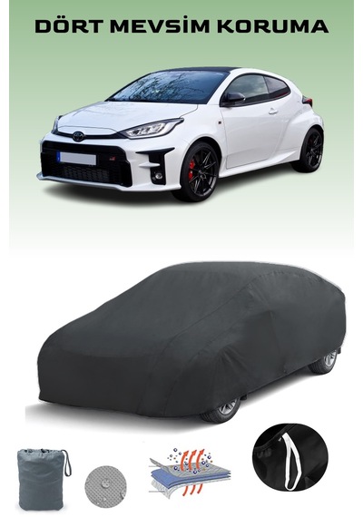 Siyah Totoya Gr Yaris 2020-2021 Araba Brandası Oto Örtü Siyah